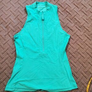 J.Crew Zip-Front Rash Guard – Aqua Blue